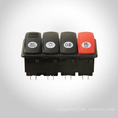 【3750500-Z2401Z東風(fēng)天龍?zhí)戾\大力神五聯(lián)翹板開關(guān)3750500-Z2401Z價(jià)格,圖片,配件廠家】